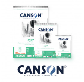 Μπλοκ Σχεδίου Σπιράλ 1557 180gr Canson Μπλοκ Σχεδίου Σπιράλ 1557 180gr Canson