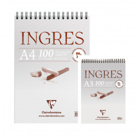 Μπλοκ Ingres 80g 100φ. Clairefontaine Rhodia