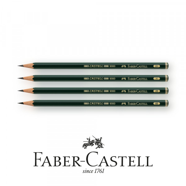 Μολύβια Σχεδίου 9000 Faber Castell