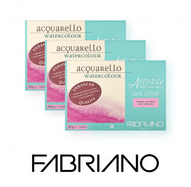 Μπλοκ Artistico 300gr Hot Pressed (Grana Satinata) Fabriano Μπλοκ Artistico 300gr Hot Pressed (Grana Satinata) Fabriano