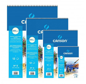 Μπλοκ Ακουαρέλας Spiral 220gr 12φ Canson