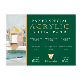 Μπλοκ Acrylic 360gr 10φ. Clairefontaine Μπλοκ Acrylic 360gr 10φ. Clairefontaine