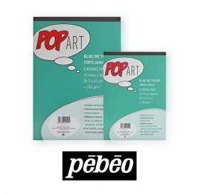 Μπλοκ Με Φύλλα Καμβά Pop Art Pebeo Μπλοκ Με Φύλλα Καμβά Pop Art Pebeo