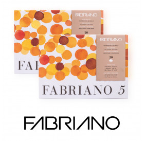 Μπλοκ Fabriano 5 300gr 20φ Cold Pressed (Grana Fina) Fabriano Μπλοκ Fabriano 5 300gr 20φ Cold Pressed (Grana Fina) Fabriano