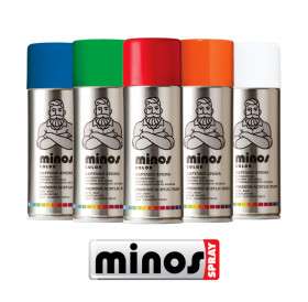 Ακρυλικά Σπρέι Διαλύτου Color Spray Minos