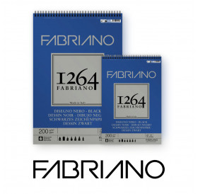 Μπλοκ Σπιράλ 1264 Black 200g Fabriano Μπλοκ Σπιράλ 1264 Black 200g Fabriano