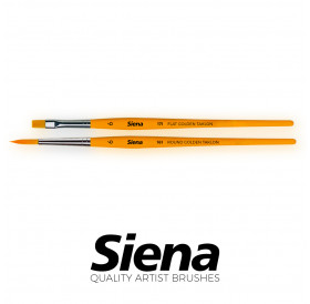 Golden Taklon Round - Flat Siena