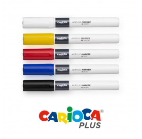 Ακρυλικοί Μαρκαδόροι Carioca Plus