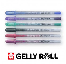 Gelly Roll Gold & Silver Shadow Sakura