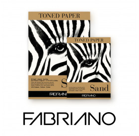 Μπλοκ Toned Sand 120gr 15% Cotton 50φ Fabriano Μπλοκ Toned Sand 120gr 15% Cotton 50φ Fabriano