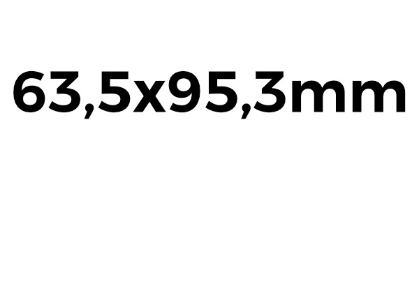63,5x95,3mm 260gr
