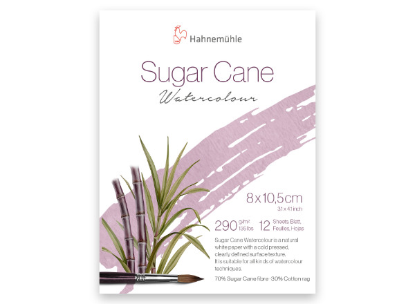 Watercolor Sugar Cane 8x10,5cm 12 Φύλλα