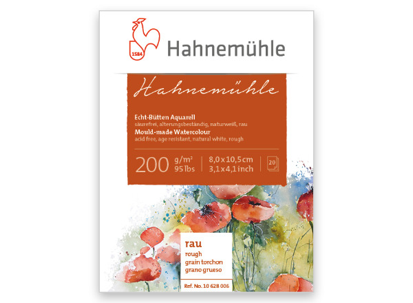 Hahnemuhle 200 Rough 8x10,5cm 200g