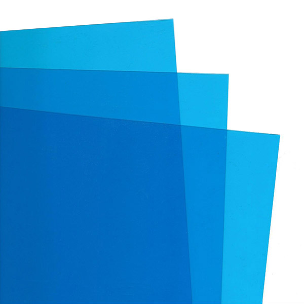 Διάφανη Μπλέ 50x70cm 0,20mm