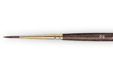 1526 No2 Harbin Kolinsky Sharp Round Da Vinci