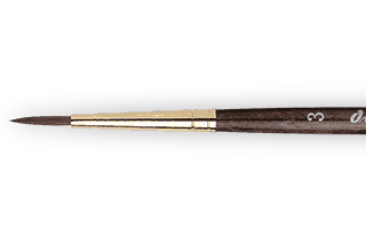 1526 No3 Harbin Kolinsky Sharp Round Da Vinci