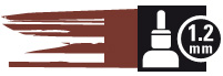 1,2mm Raw Sienna 432 **