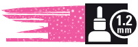 1,2mm Precious Pink 452 ***