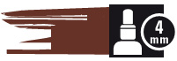 4mm Burnt Sienna 533 ***