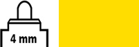 4mm Yellow 02 +++