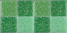 100gr ~151τεμ 10X10X4mm Green Mix 39