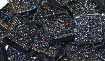 100gr ~106τεμ 10X10X4mm Glitter Black 85