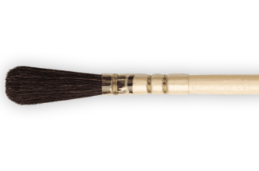 450 No0 Oval Round Black Goat Da Vinci