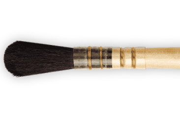 450 No4 Oval Round Black Goat Da Vinci