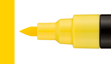 Brush Shaped 1-4mm Yellow