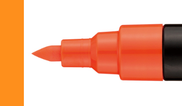 Brush Shaped 1-4mm Orange