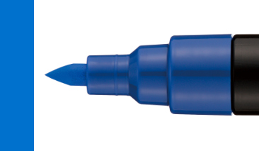 Brush Shaped 1-4mm Blue