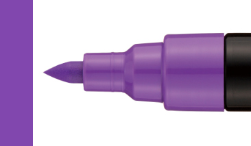 Brush Shaped 1-4mm Violet