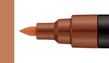 Brush Shaped 1-4mm Brown