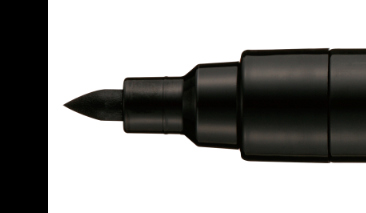 Brush Shaped 1-4mm Black