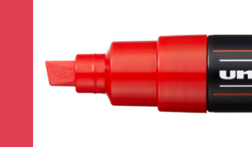 8,0mm Chisel Red