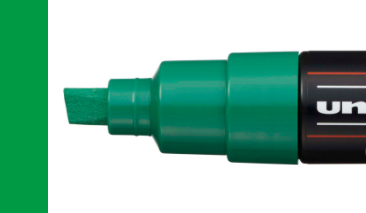 8,0mm Chisel Green