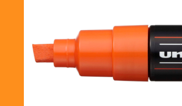8,0mm Chisel Orange