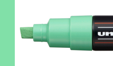 8,0mm Chisel Light Green