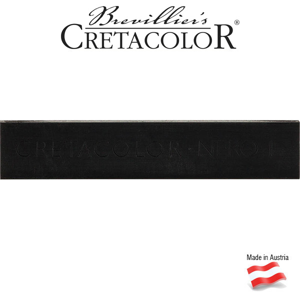 Art Stick Nero 1 Extra Soft 7x14mm Cretacolor